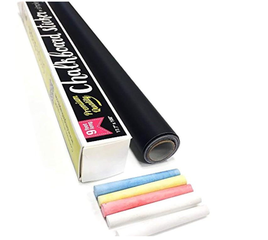 Pizarra Plegable Adhesiva para Tiza